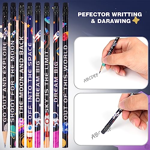 Lápices Grafito Tema Espacial 100 Piezas Kolewo4ever miniatura 4