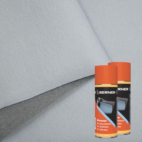 Kit reparation ciel de toit voiture avec colle et tissu anti-tâches fabriqué en Italie
