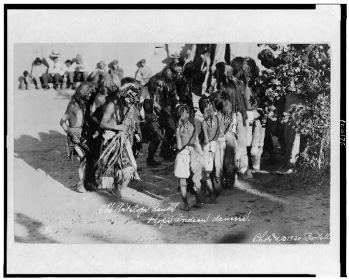 HistoricalFindings Photo: Antelope Dance,Hopi Indian Dancers,North America,Natives,Costumes,Feathers,c1921