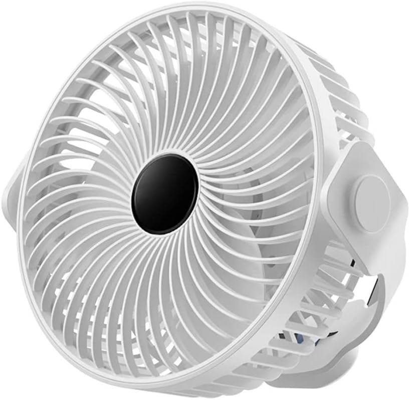 7.3inch Camping Fan USB Rechargeable Tent Fan 1200mAh Ceiling Fan 3-Speed Hanging Fan Mute for Bedroom (Color : A, Size : As Shown) (C As Shown)