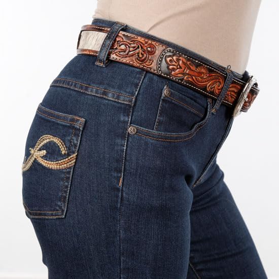 Rod's True Western Rod's Exclusive Classic Dark Wash Riding Jeans Denim 7x362