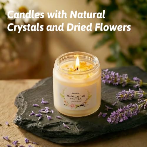 Scented Candles for Home,8 Pack Soy Candles Gift Set for Women,Aromatherapy Candle with Crystals Inside-Perfect for Mother's Day,Valentine's Day, Birthdays, Anniversaries,Christmas - Image 4