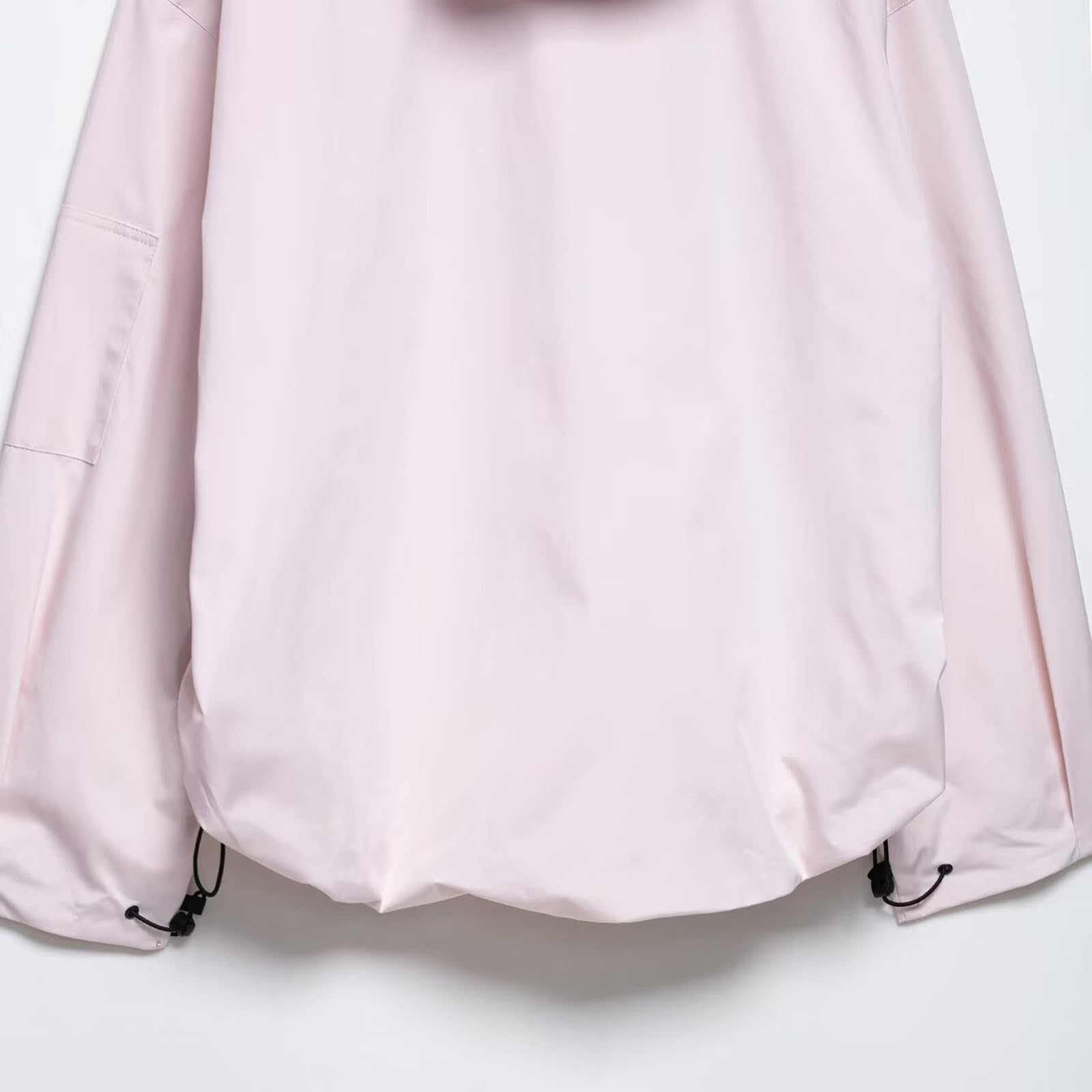 Générique Veste Imperméable Femme À Capuche Veste Mi-Saison avec Fermeture À Glissière Manteaux et Blouson De Randonnée Coupe-Vent Anti-Pluie Léger Couleur Unie Manteau d'alpinisme en Plein