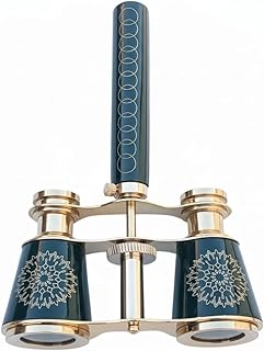 Opera Glasses Binoculars, Brass Binoculars, Vintage Style Opera Glasses Binocular with 3X Magnification and Crystal Clear Optics for Adults, Kids,Womens, Lover Parents and Friends in Musical Concert