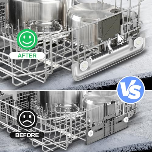 image for MONKEMON W10712395 Dishwasher Replacement Top Rack Replace for Kenmore