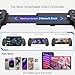 S9 Full-Size Gaming Phone Controller for iPhone 15/16, iPad Mini 6/7, Android Tablet, Bluetooth＆Type-C Mobile Gamepad with Free Key Mapping＆App, for Genshin Impact & Zenless Zone Zero, Hall Joystick