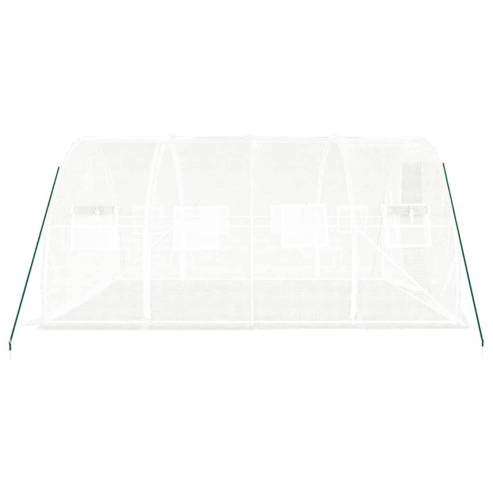 Mobili Serra con Telaio in Acciaio Bianco 12 m² 4x3x2 m, Serra da Giardino Serra Orto Serra da Balcone Serra per Orto Serra per Piante Casa Mobili Decor per Casa