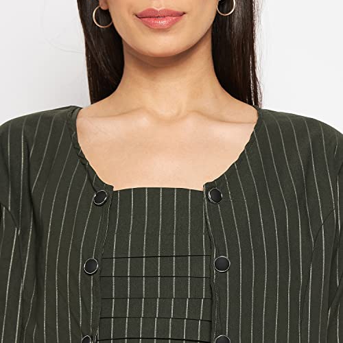 Image of CAMEY Women Striped Cotton Dress