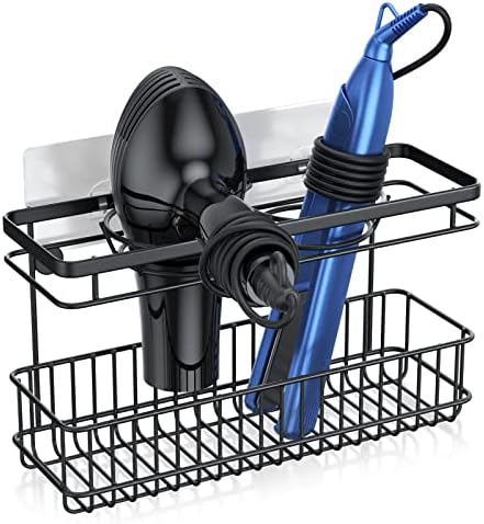 WAYASI Hair Dryer Holder & Styling Tool Organizer Tray - Stainless Steel Blow Dryer Stand For Countertop - View #5