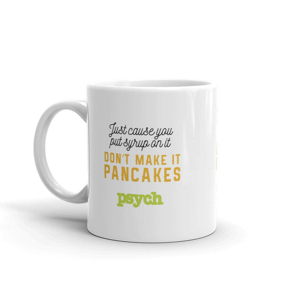 Psych Pancakes White Mug - 11 oz. - Official Coffee Mug
