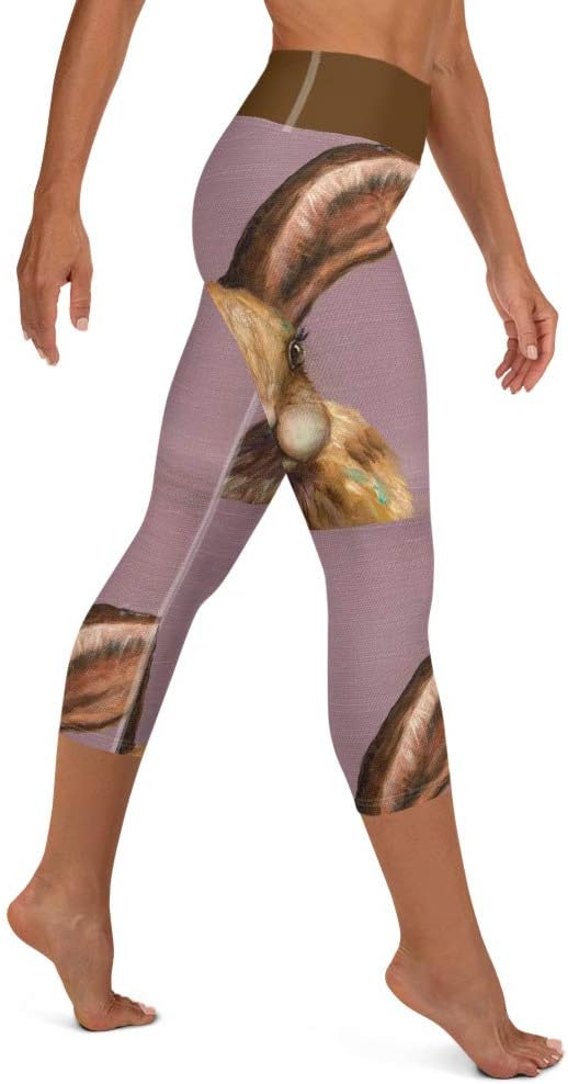 Womens Leggings Yoga Pant High Waisted Tummy Control Capri Leggings for Workout Wear Leggings for Women Activewear