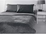 Couvercle amovible pour une couverture pondérée 48"×72" , lavable , confortable , respirable , doux et extrêmement durable , point noir gris-minky