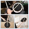 Sovvid 12 Inches Drum Pad and 5A Drum Sticks, Double Sided Snare Drum Practice Pad for Drummers, Silent Practice for Adults and Kids with Storage Bag - Black #1