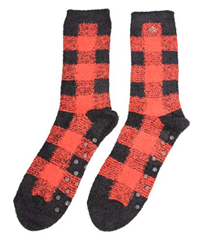 Columbia Buffalo Plaid Cozy 1-Pack Black Women's 4-10