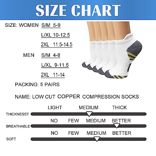 Image of Compression Socks for Women & Men(1 /3 /7 /8 PACK) - Best for Running,Medical,Nurse,Travel,Cycling-20-30mmHg