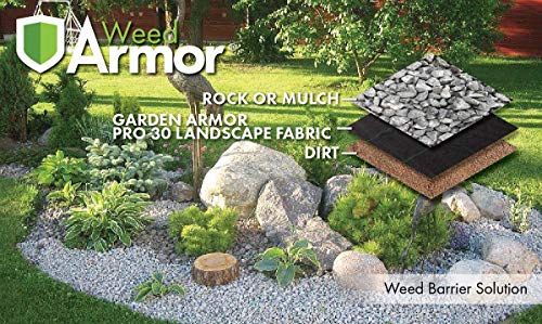 Weed Armor Pro 30,Ground Cover Landscape Fabric, Weed Barrier Fabric, Stabilization, Underlayment (3\'x300\')