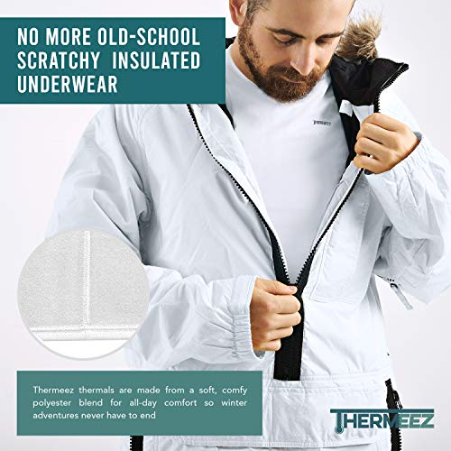 Thermal Underwear for Men (Thermal Long Johns) Sleeve Shirt & Pants Set, Base Layer w/Leggings Bottoms Ski/Extreme Cold…3