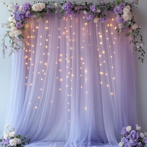 Toile de fond transparente 3x3m avec LED pour cacher un mur triste