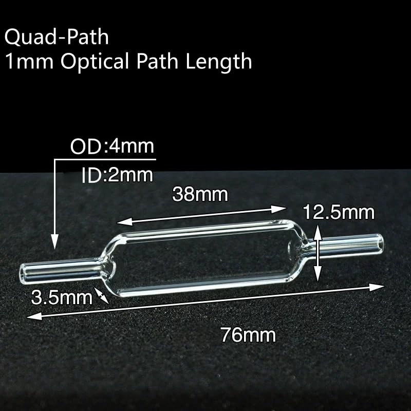 Cuvette à cellule d'écoulement en quartz de haute qualité 1mm - 2