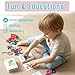 Alphabet Flash Cards for Kids Ages 3-8 – Number and Letter Flash Cards – Montessori Alphabet Puzzle & Matching Game – Letter Recognition for Kindergarten & Preschool Learning