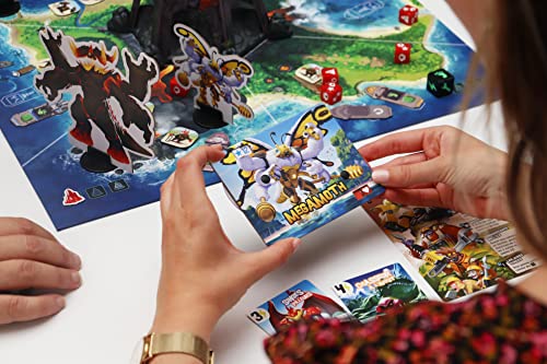 Iello: King Of Monster Island - Strategy Board Game, Sequel Of The King Of Line, Family, Play Cooperatively, Ages 10+, 1-5 Players, 60 Minutes #TOP4