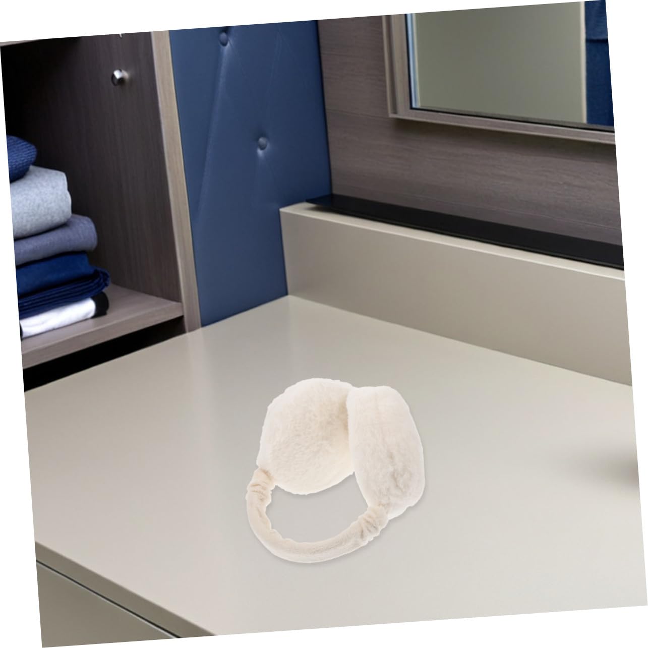 4 Piezas Orejeras Térmicas Plegables para Mujer Cálidas y Ajustables Negro Gris y Rosa Protección contra Frío para Actividades al Aire