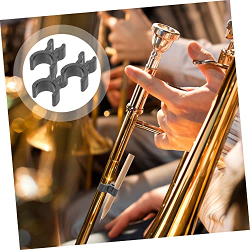 Luxshiny 3 Peças Clipes De Lápis Abs Porta-Canetas Geladeira Instrumento Musical Abs Suporte De Músi