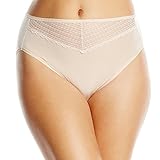 Vanity Fair Women's Beautifully Smooth with Lace Hi Cut Panty 13230