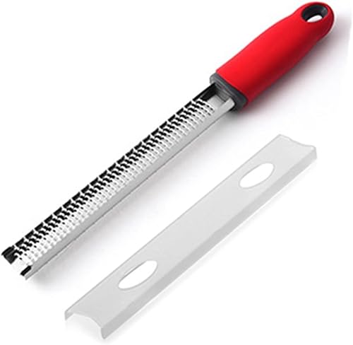 Miniatura 9 de Xiaochen Práctico rallador de queso, rallador de limón con cubierta protectora, cortador de rallador de cocina de acero inoxidable con mango