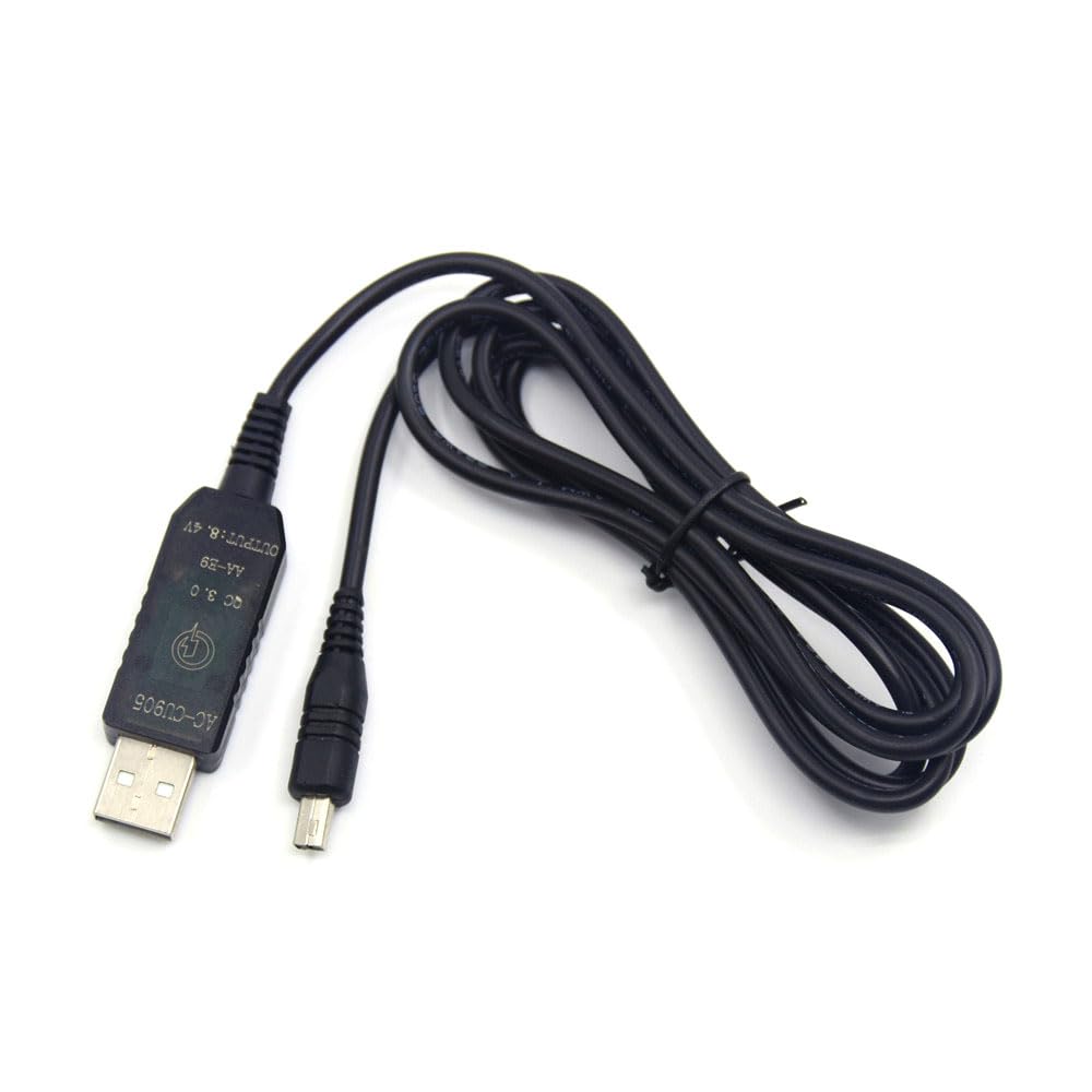 Adattatore USB QC3.0 Cavo DC per Samsung AA-E9 AA-E8 AA-E7 AA-E6A AD44-00101A 00091A VP-DX200(i) VP-DX2050 VP-DC175WB