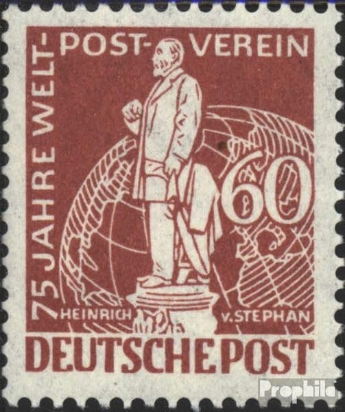 Sellos Berlín Oeste 1949 Unión Postal Universal Prophila 39 con charnela para coleccionistas