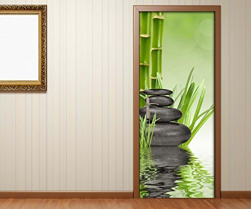 Traufkleber Wellness Zen Steine Bambus Spa Tr Bild Trposter Trfolie  Trtapete Poster Aufkleber 15A1024, Trgrsse:67cmx200cm : Amazon.de:  Kche, Haushalt & Wohnen