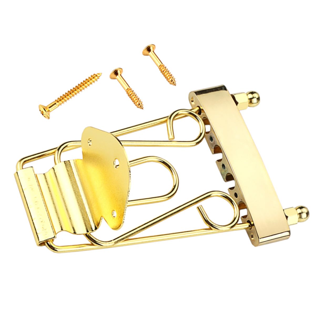 Toyvian 4 Corde Pontper Chitarra Lega per Strumenti Corde Accessorio Chic per Migliorare Del Suono e Facilità Installazione
