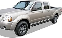 Vista 6 de APS Estribos (barras laterales y escalones laterales) compatibles con Nissan Frontier 1999-2004 Crew Cab