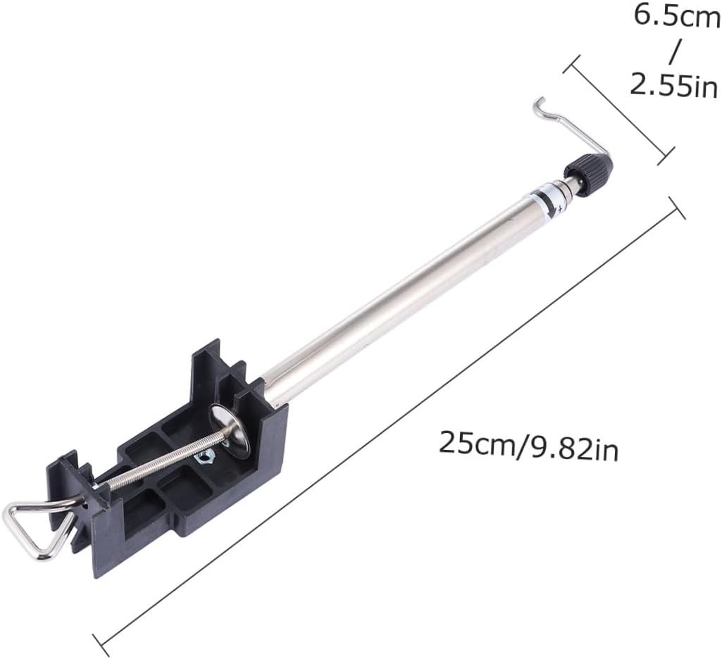 Desktop Retractable Electric Grinder Stand Rack, Telescopic 3-section Tabletop Support Bracket for Power Tool Workbench