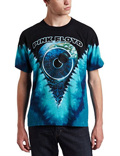 Liquid Blue Men's Pink Floyd Pulse V Tie Dye T-Shirt, Multi, XX-Large