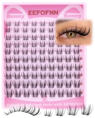 Natural Lash Clusters 8-14mm Wispy Cluster Eyelash Extensions Fairy Individual Lashes C Curl Eyelash...