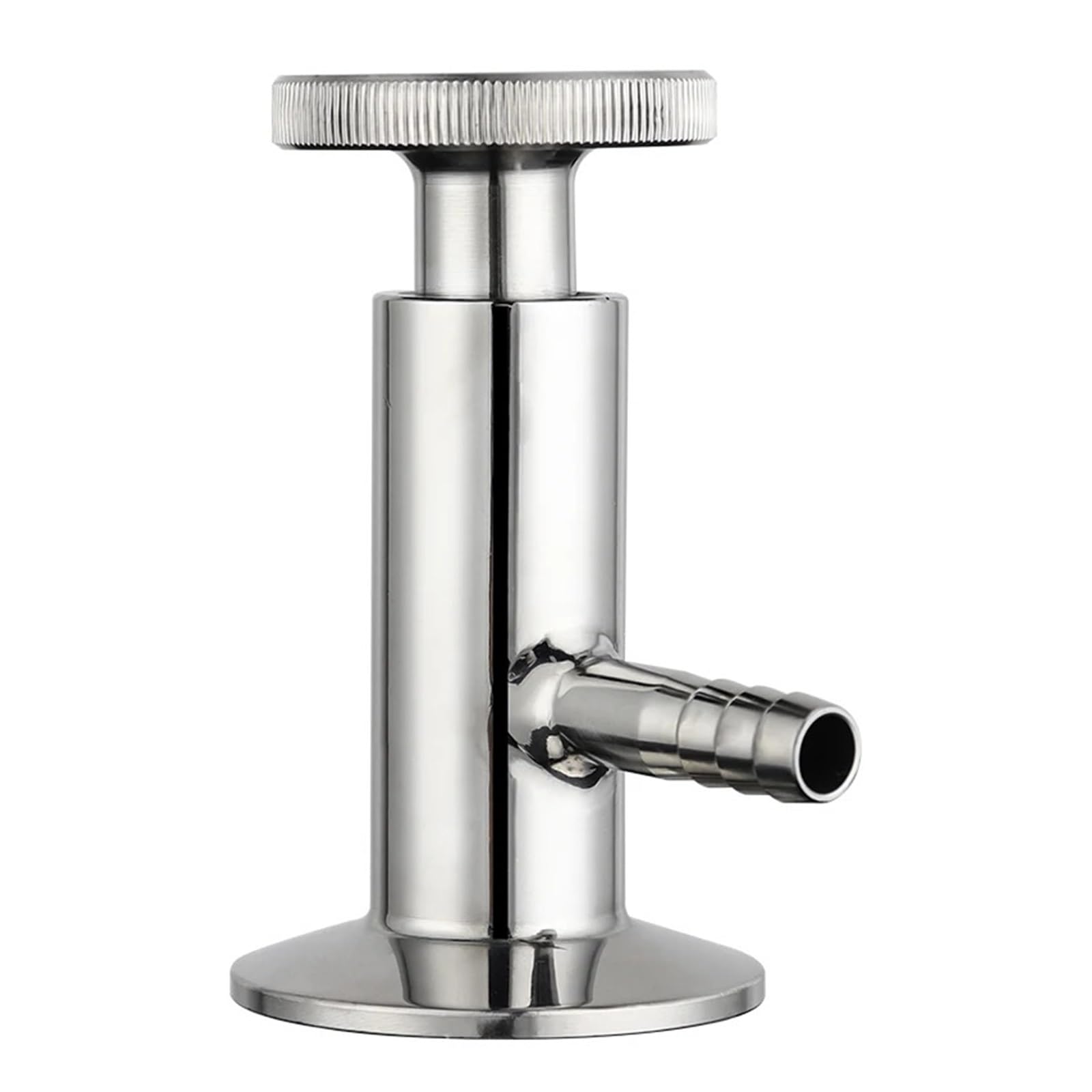 Sample Valve, 1.5'' Tri Clamp Sanitary Sampling Ferrule OD 50.5mm,10mm Hose Barb Clover Pipe Fitting Homebrew Hardware