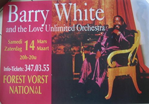 Poster Barry White 60x80cm creez une ambiance soul vintage dans votre salon retro