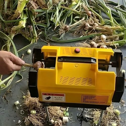 Máquina eléctrica para remover tallos de ajo con doble hoja miniatura 7