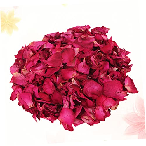 Pétalos secos de rosa roja para baño y decoración miniatura 3