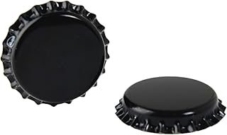 FastRack 288 Oxygen Absorbing Beer Bottle Caps | 26mm Pry-Off Black Standard Homebrew Bottle Tops for Glass Bottles | PVC-Free Beer Crown Caps for Bottling