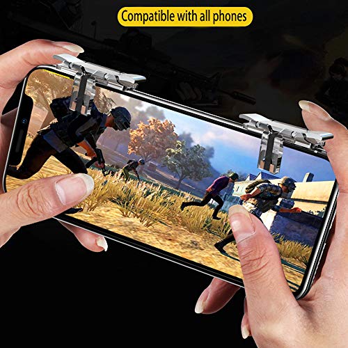 Leton PUBG Contrôleur de Jeu Mobile à Induction Sensible, Joystick de Tir pour Shooters Mobiles, Gamepad Portatif avec D