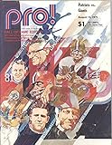 Pro! Official Publication of the National Football League Patriots Vs. Giants August 15, 1971 (Hall of Fame Edition)