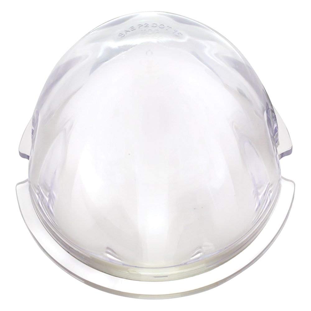 United Pacific36660B 9 LED Dual Function GloLight Watermelon Cab/Auxiliary Light - Amber LED/Clear Lens (Bulk)