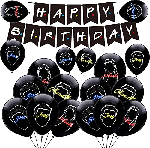 Anniversaire Decoration Friends TV Show Ballons Amis Bannière Fournitures de Fête d'Anniversaire Pour TV Show Cover