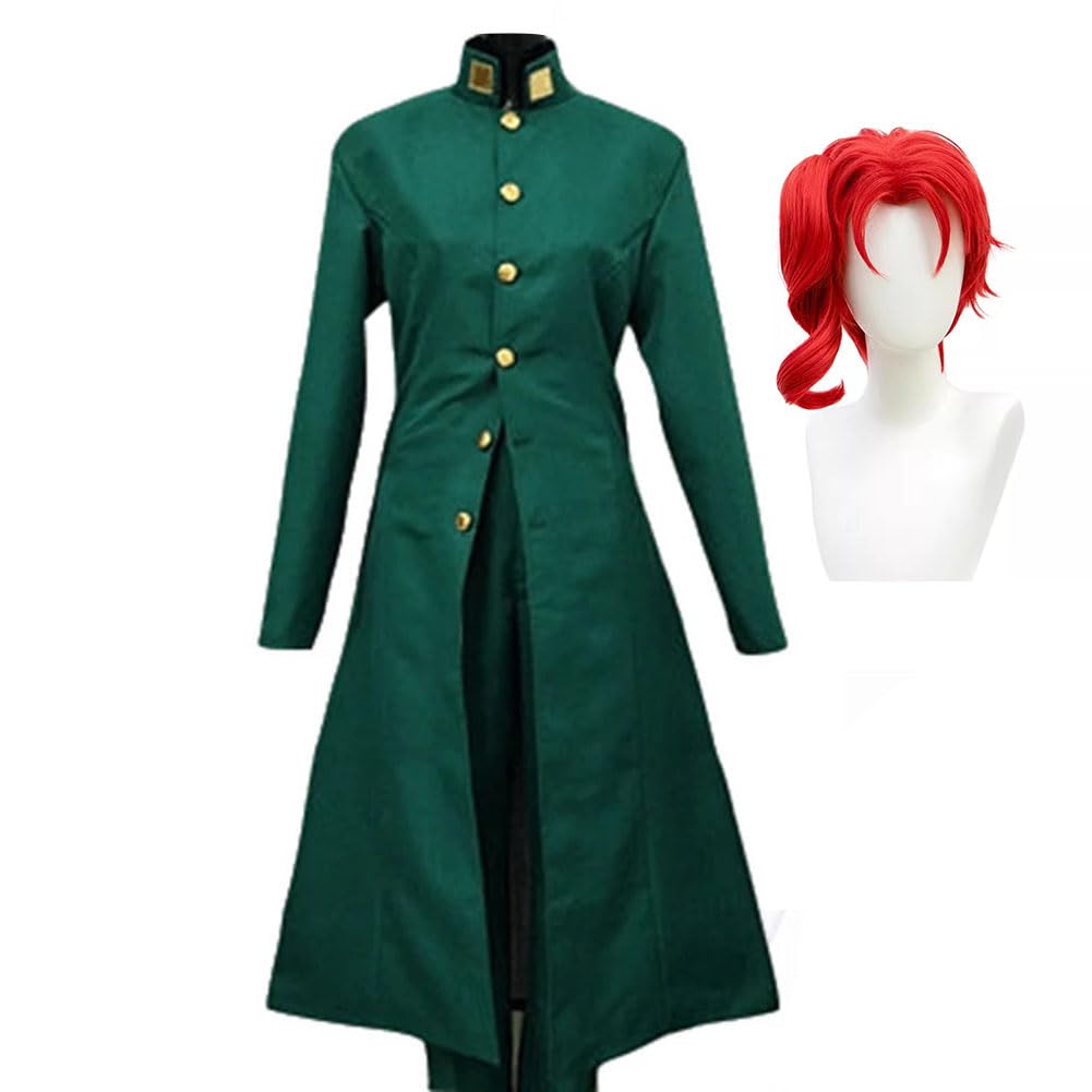 Zhongkaihua JJBA Jotaro Cosplay Anime Jotaro Uniform Black Suit Wig Role Play Outfits Set Role Play Halloween Carnival Party for Fans — image 1