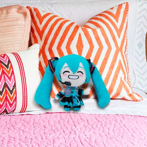Image of Just Toys LLC Hatsune Miku 6 inch Plush (Hatsune Miku Aqua Outfit)