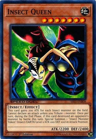 Yu-Gi-Oh! - Insect Queen - SS03-ENB08 - Común - 1ª Edición - Barajas de inicio Speed Duel - Ultimate Predators