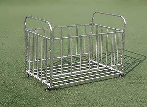 Chariot de basket-ball en acier inoxydable grand format